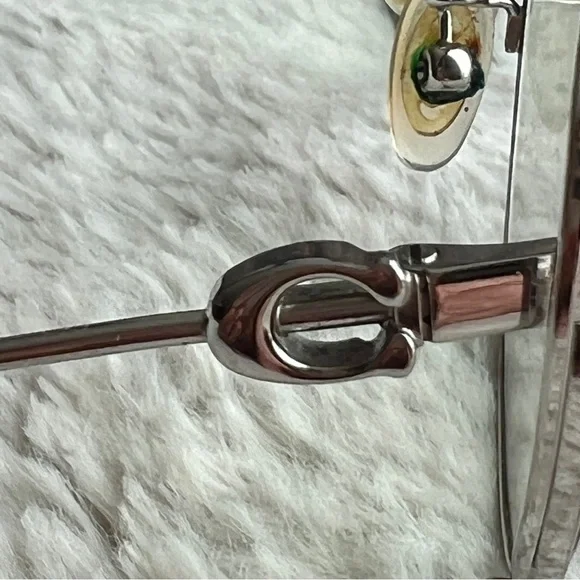 Coach Black and Silver eyeglasses frames